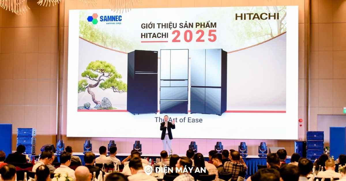 Điện máy Quang Hưng tham dự Hội nghị khách hàng Samnec - Hitachi 2025: Củng cố hợp tác, hướng đến phát triển bền vững
